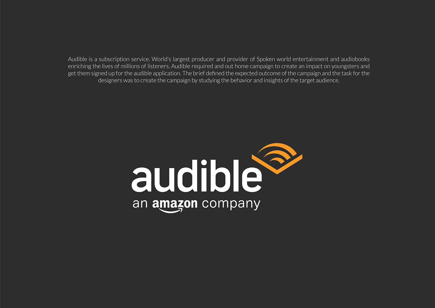audible audiobooks book Campaign Design chronicles curiosity Interational people