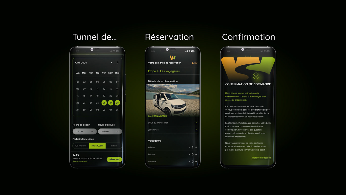 UI/UX design rebranding mobile app design Typographie voyage aventure interface design user experience prototype