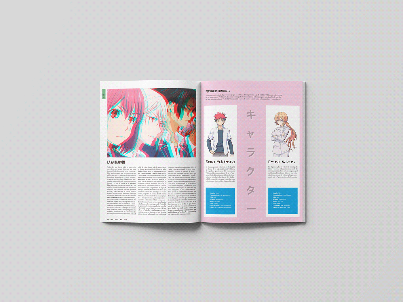 anime Cosplay Diseño editorial diseño gráfico editorial editorial design  graphic design  japan otaku vaporwave