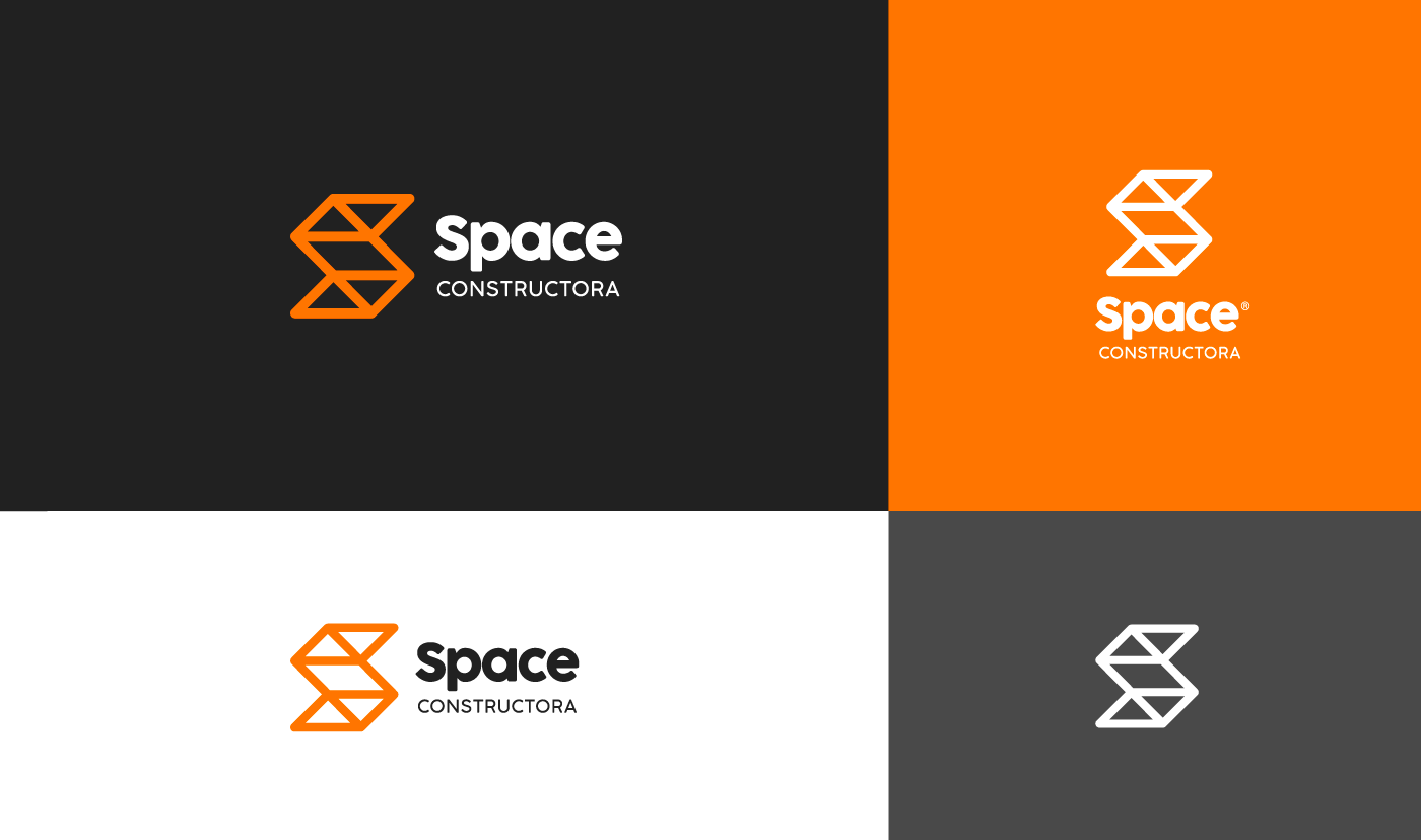 logo marca branding  construction Space  logotipe brand identity best logo architect logos peru