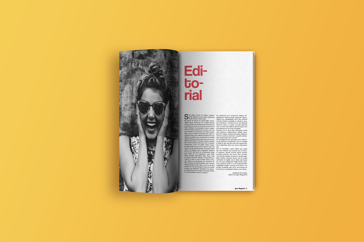 magazine revista maquetación Diseño editorial
