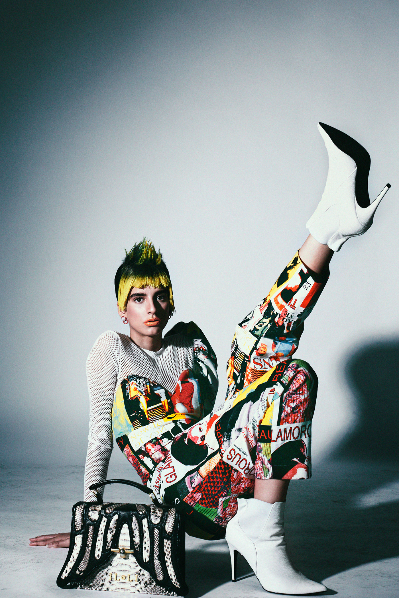 color creative editorial Fashion  fashioneditorial Photoshooot punk Retro