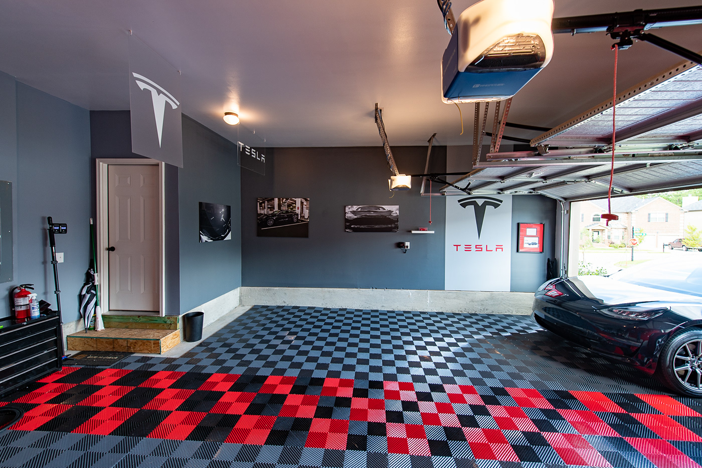 Interior Design Tesla Garage On Behance
