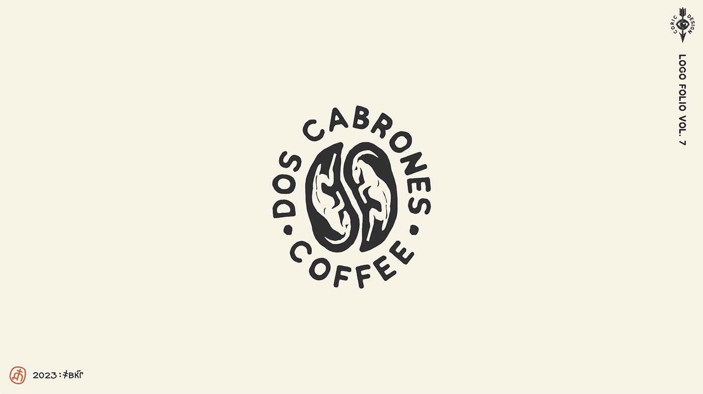 Dos Cabrones Coffee Logo Design 