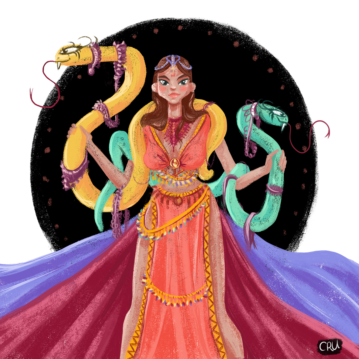 indian snake Character design  Character design Drawing  Original Ethnic