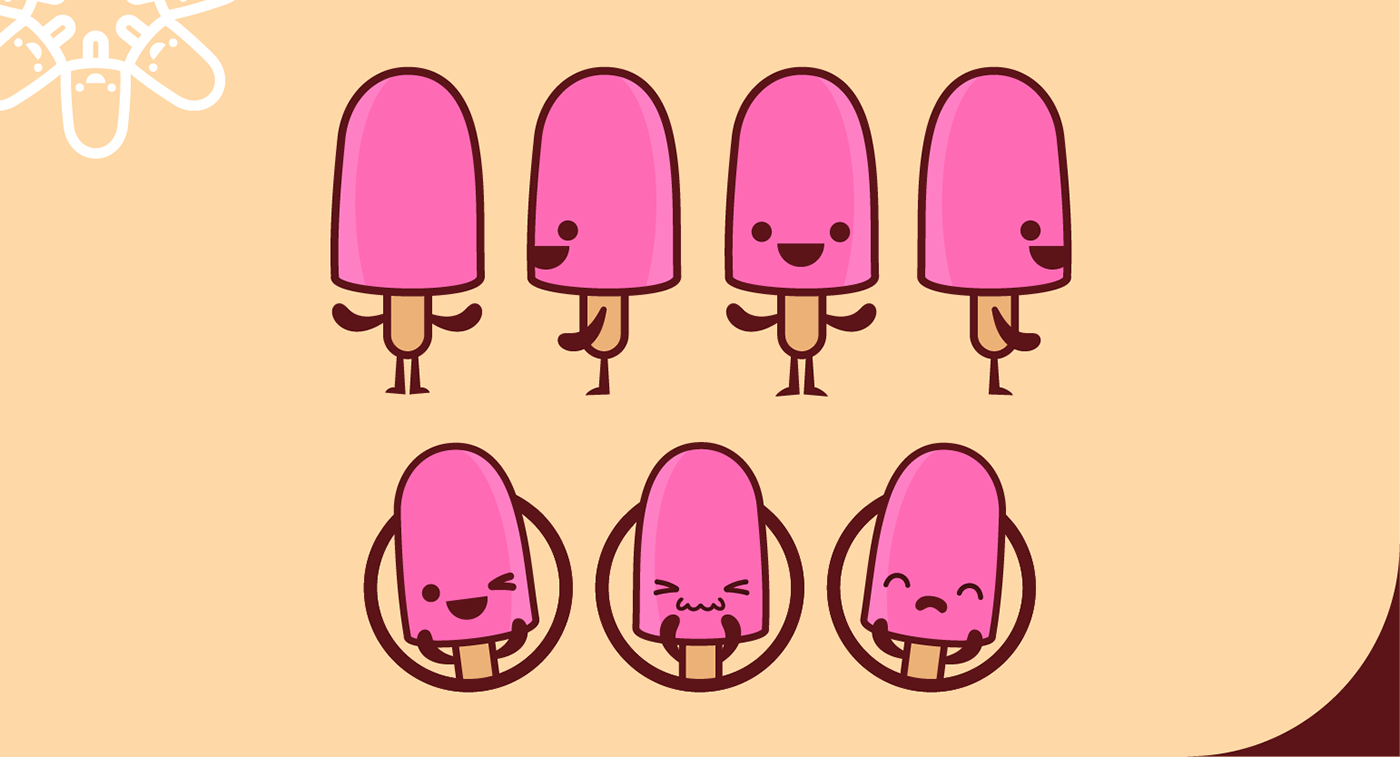 helado ice cream ilustration kawai cute chibi Dulce JAPON TIERNO personaje Mascota