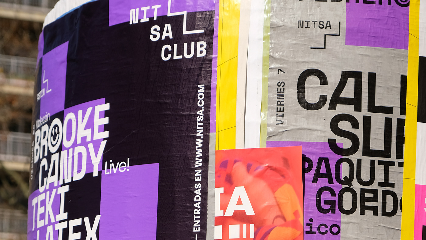 barcelona clubbing identity Logo Design music