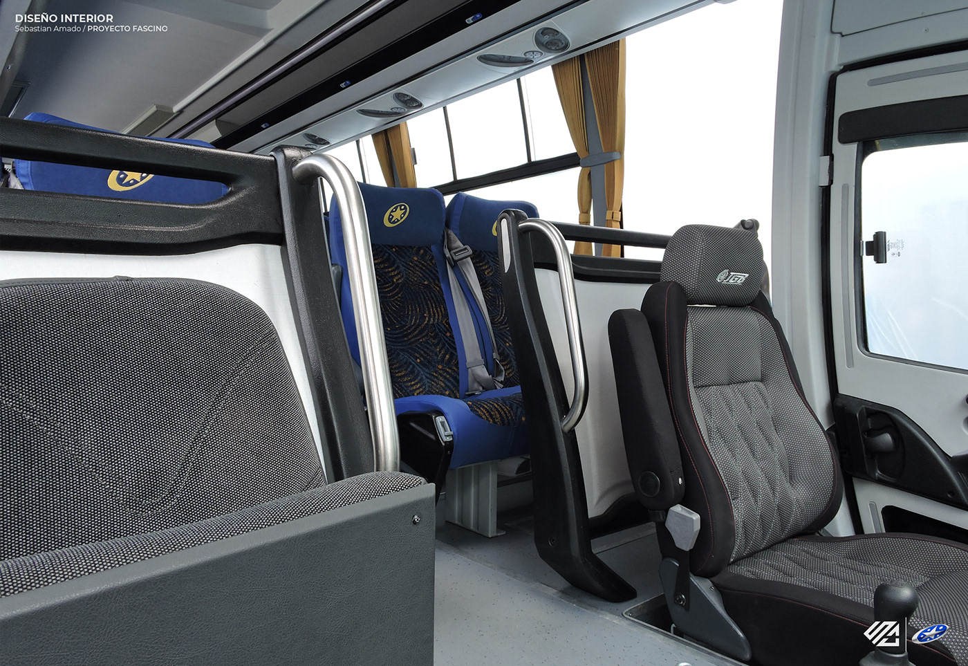 bus colombia design diseño Ergonomia fascino ingeniería JGB Movilidad seguridad