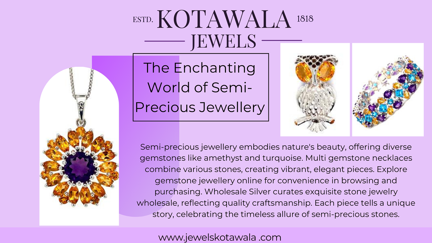 semi precious jewellery