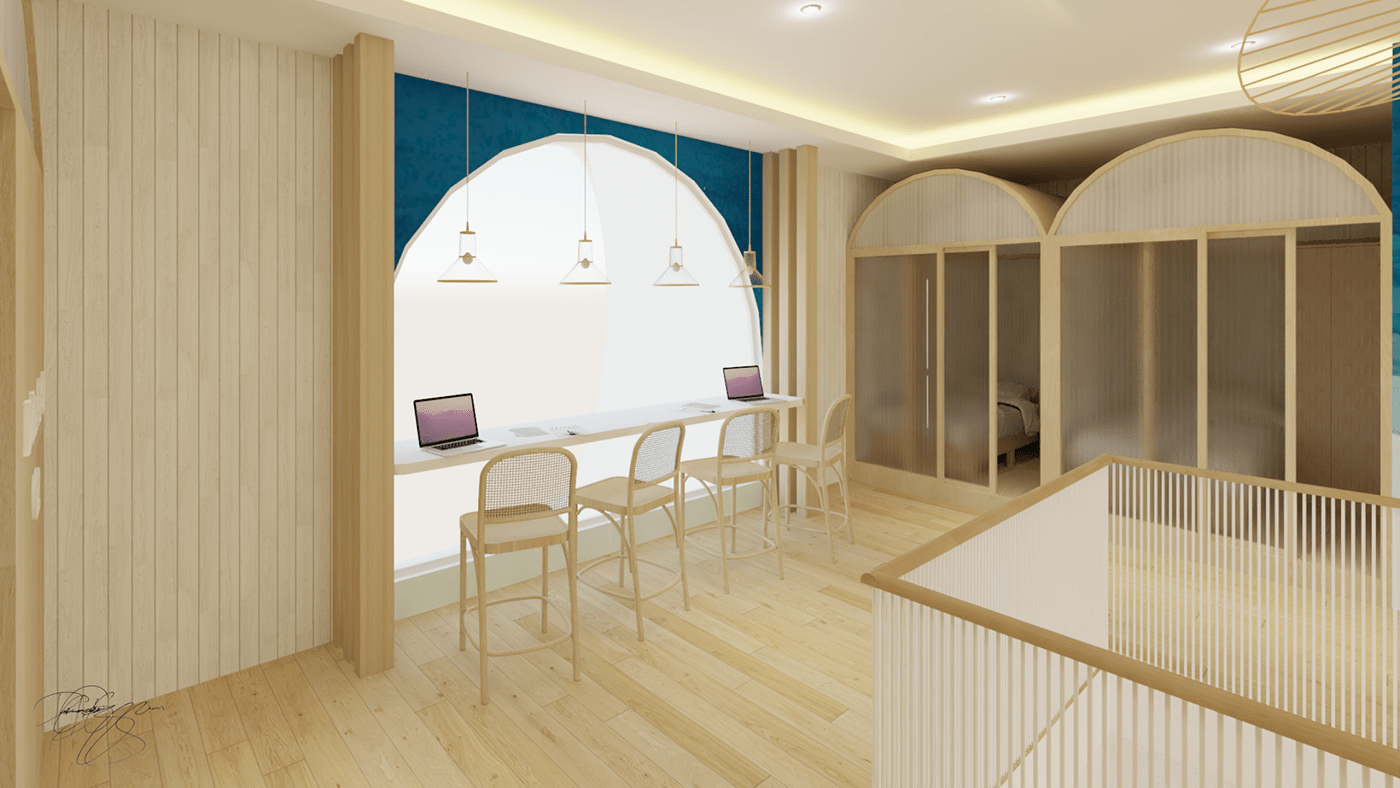beach design Cafe design interior design 
