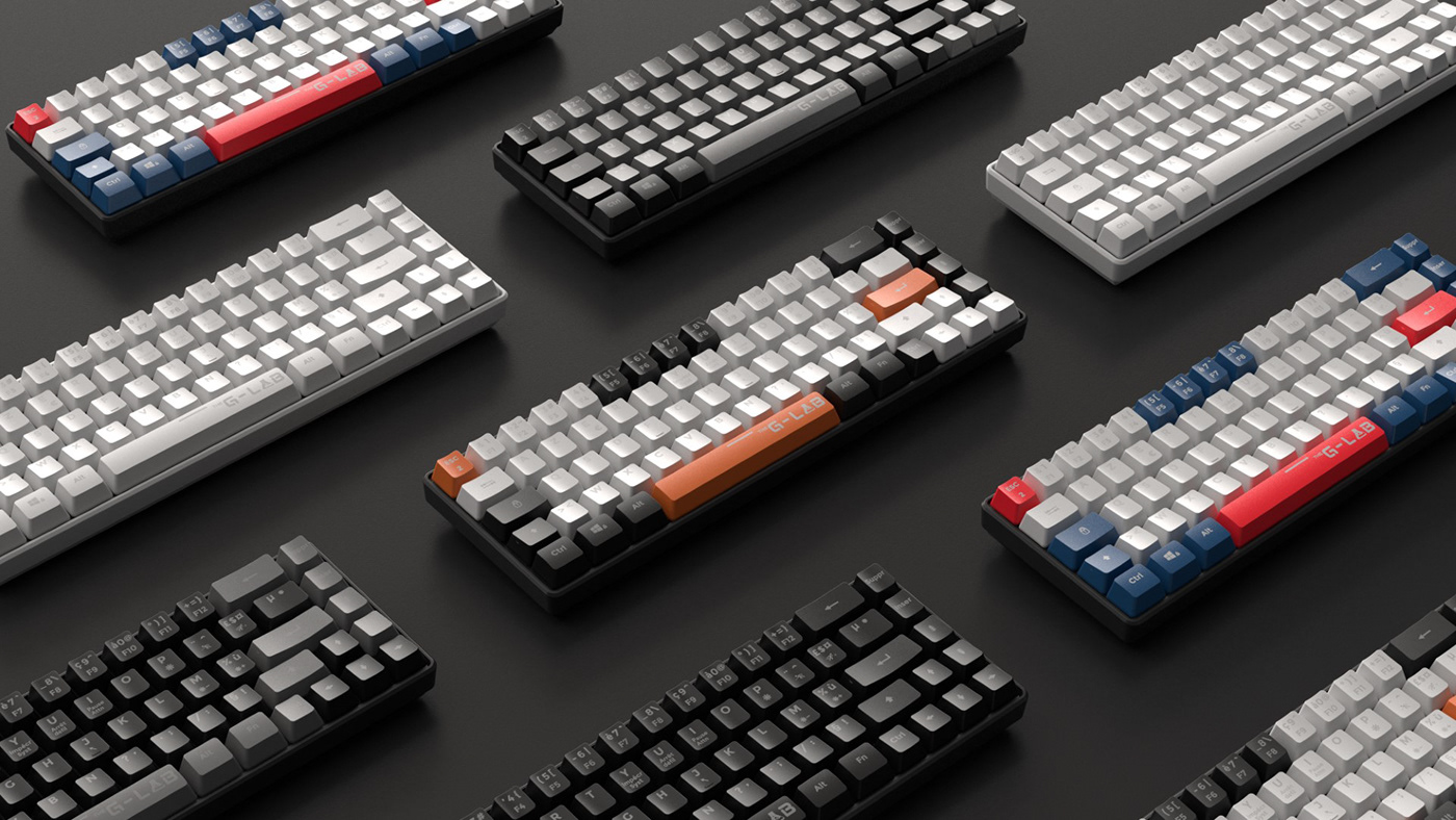 mechanical keyboard  3d animation product animation CGI 3D Product Rendering motion design 3d motion animation  gaming Keyboard