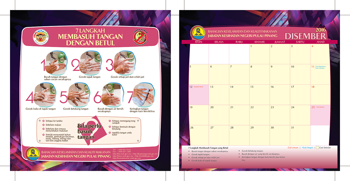 calendar design design Health malaysia