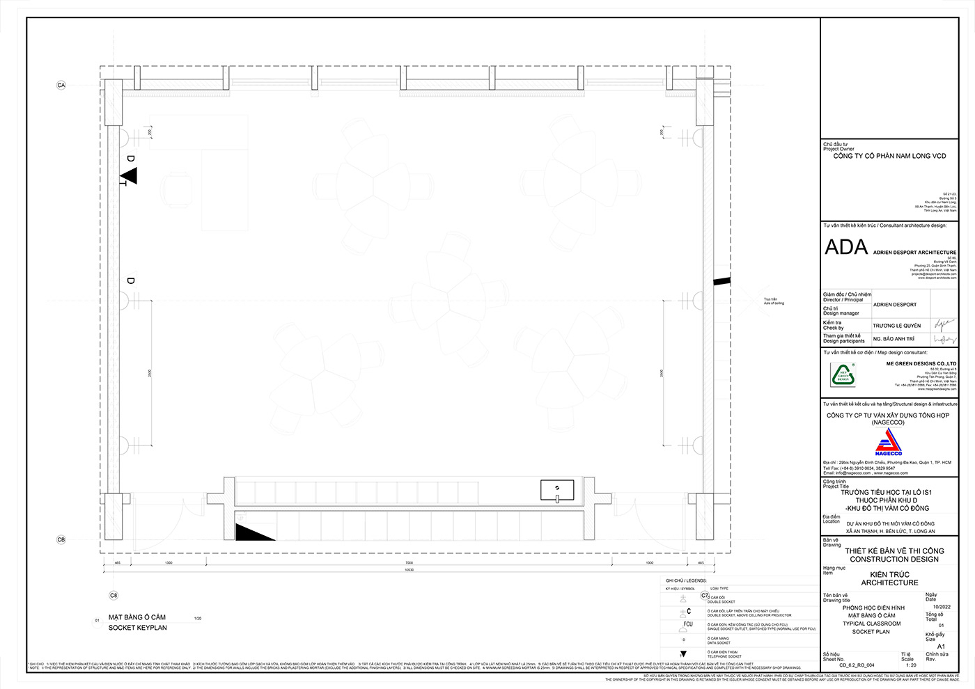 Office Design techincal drawing school design project