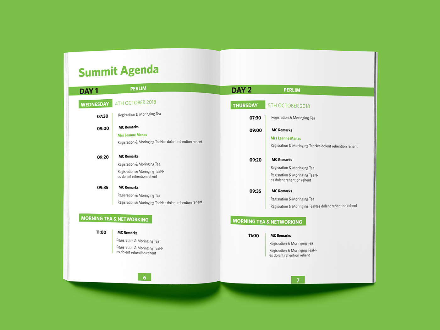 Layout Design InDesign Booklet graphic design  summit branding  Layout book magazine editorial