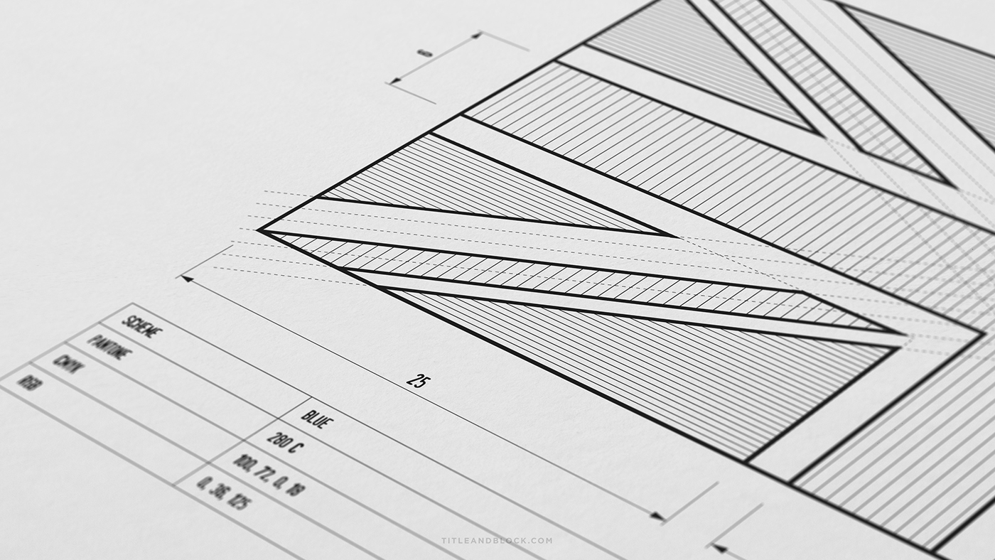 technical drawing Blueprint art print