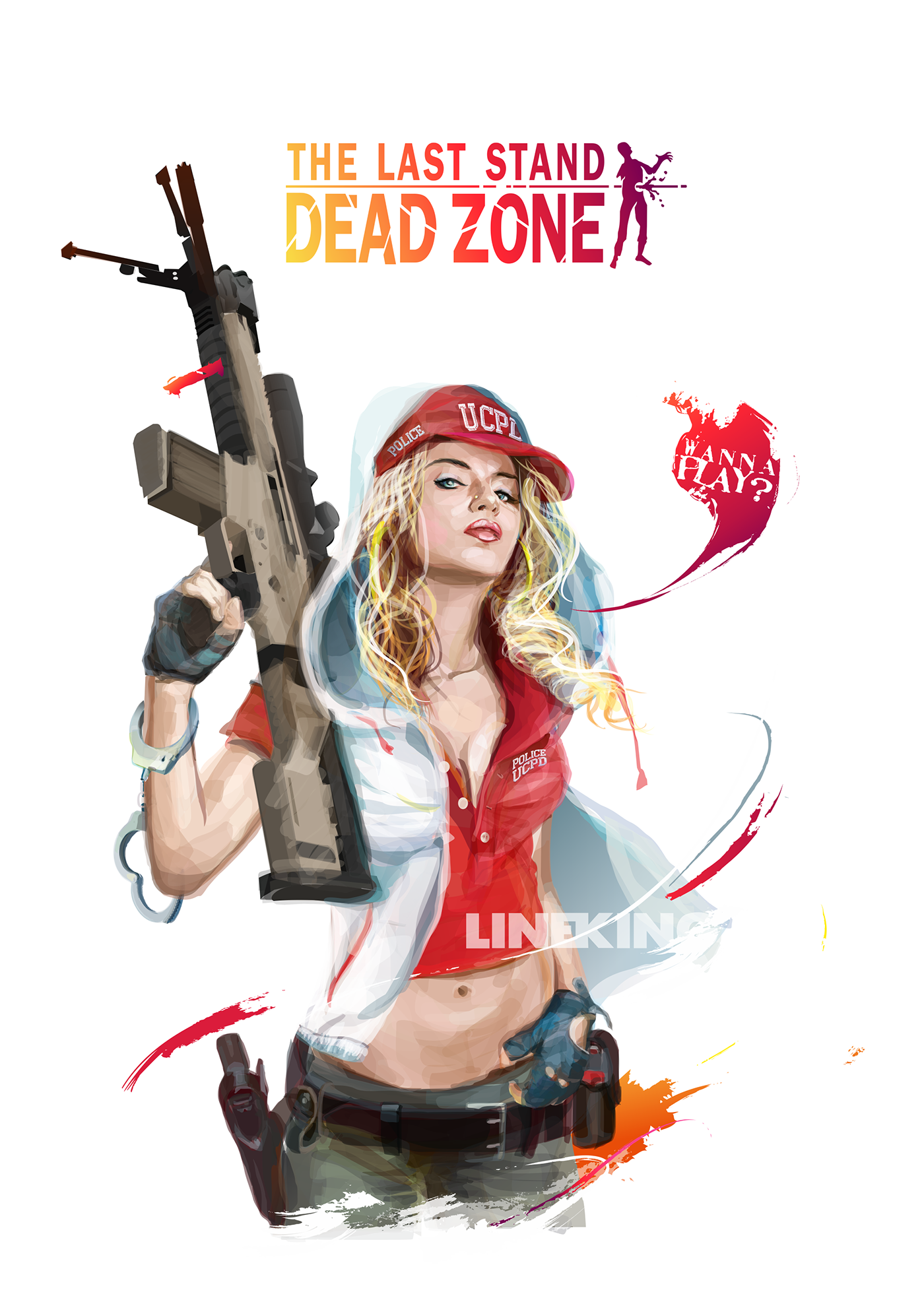 game vector art Lineking last stand dead zone zombie recon soldier crossbow coreldraw vector