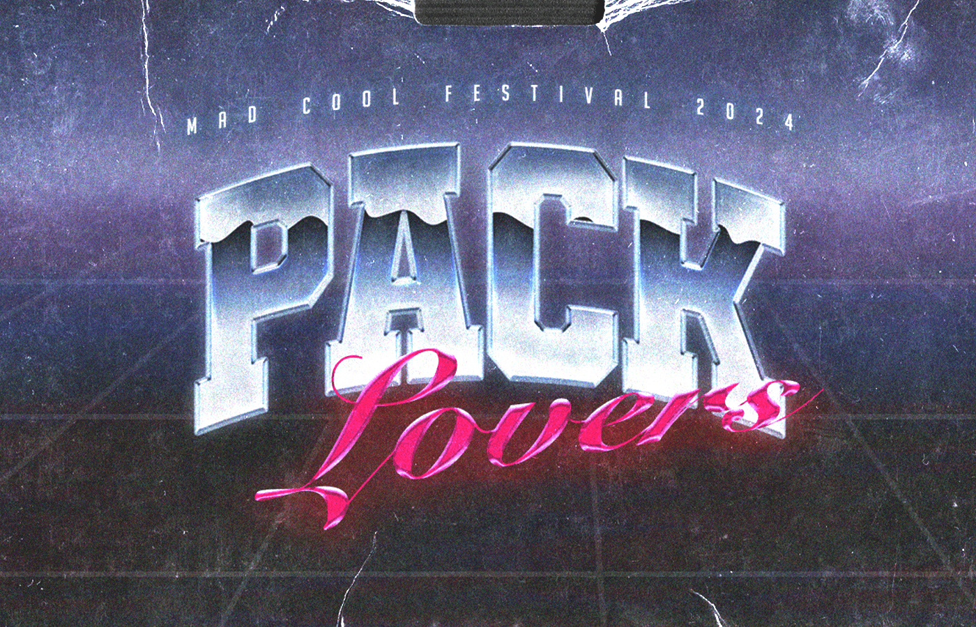 Packaging Lovers design graphic design  Retro 80's sci-fi chrome digital vhs