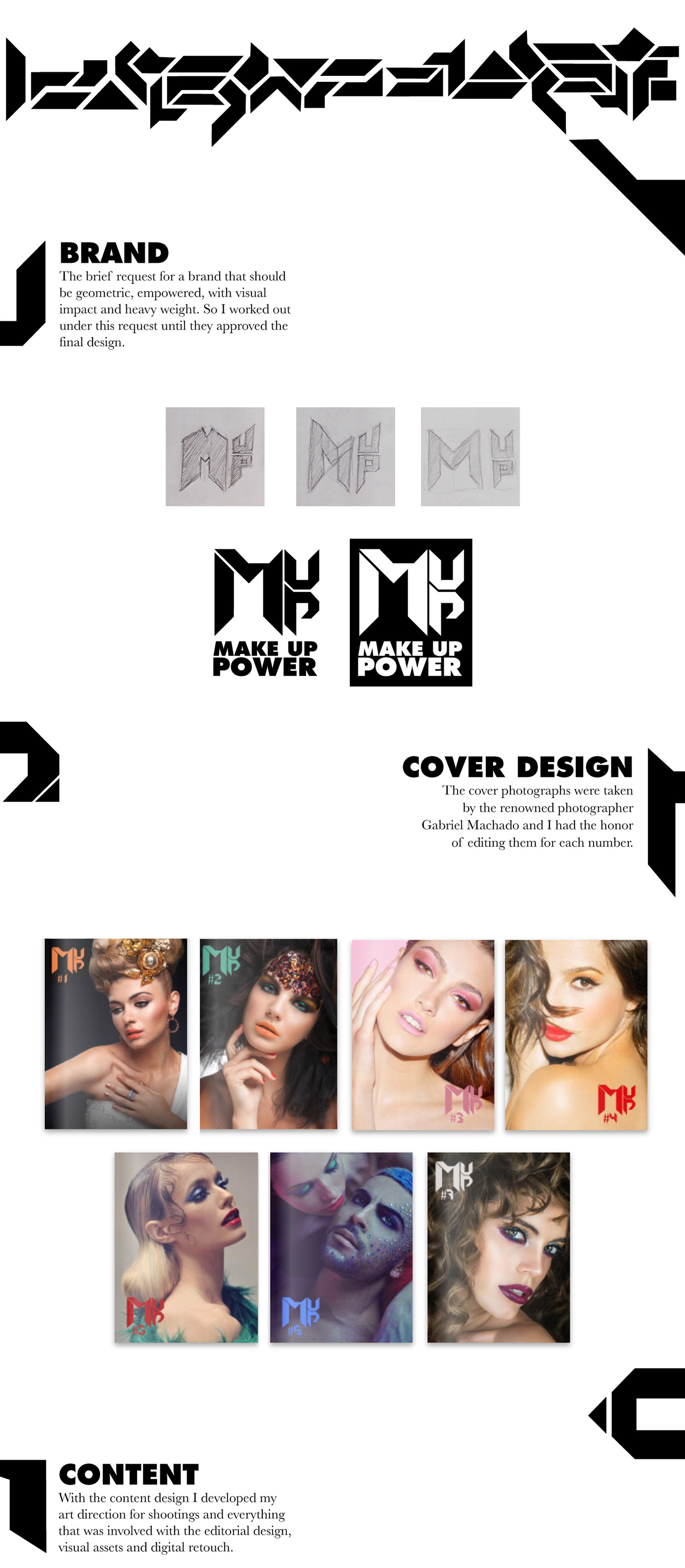 graphic design  editorial design  product design  Digital Retouch beauty Make Up magazine Branding design logo diseño de marca