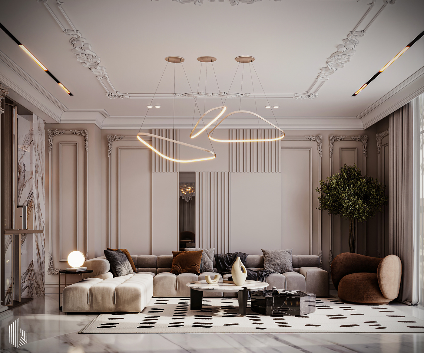 indoor architecture Render visualization interior design  modern 3D 3ds max corona