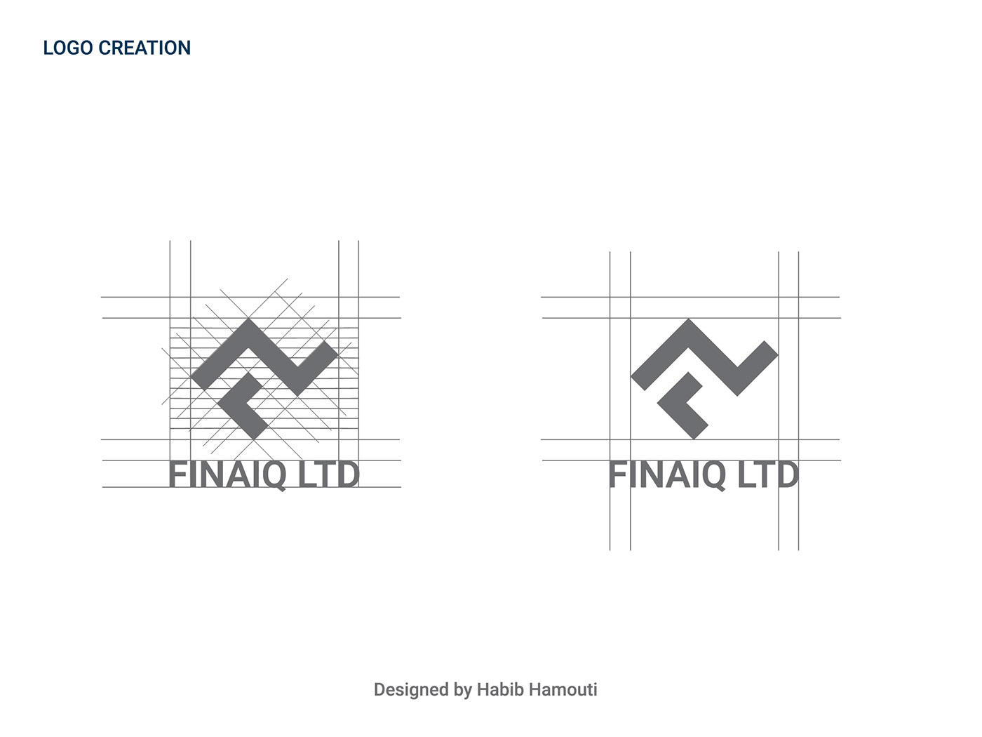 brand identity design FINAIQ.LTD logo