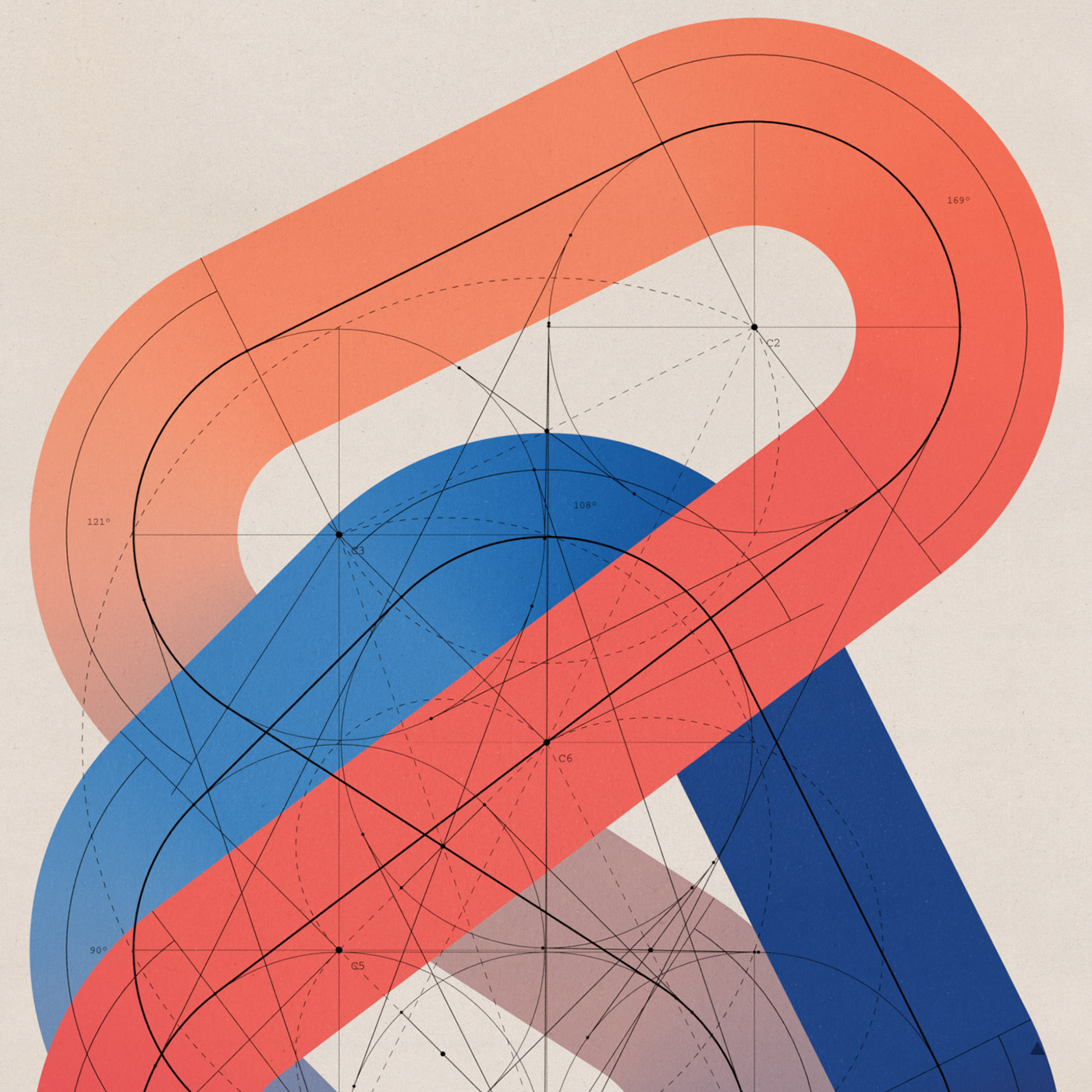 algorithm art code design generative geometry math poster Procedural tangent