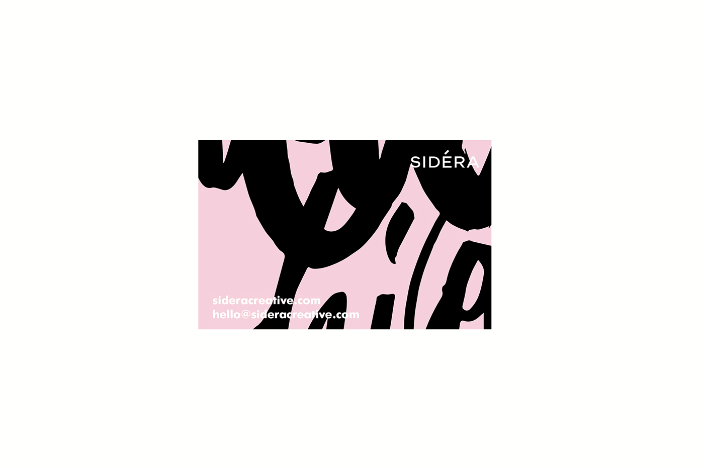 black White pink sideracreative businesscard letterpress Russia branding  graphic design  silkscreen