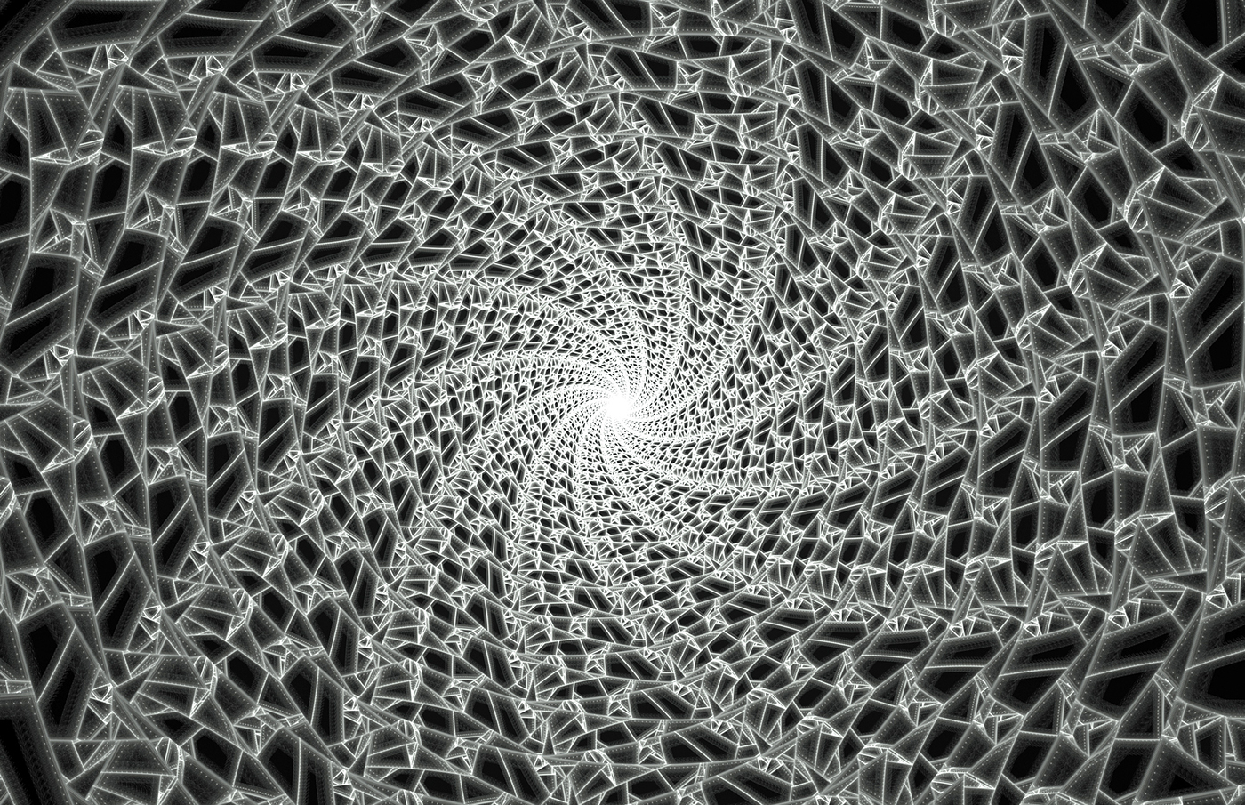monochrome fractals apophysis chaotica