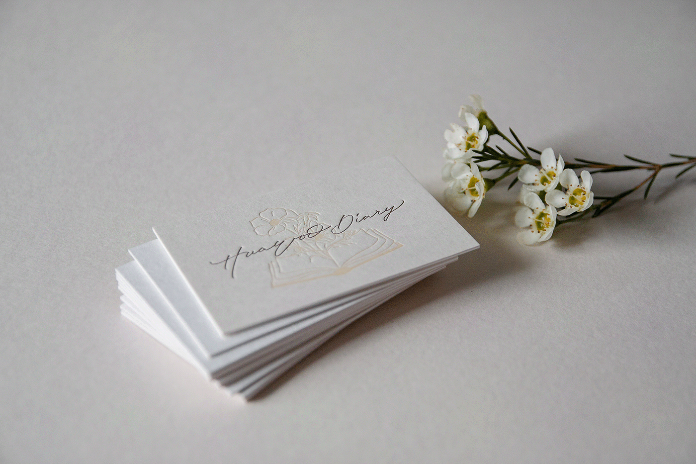 botanical boutique feminine florist letterpress taiwan
