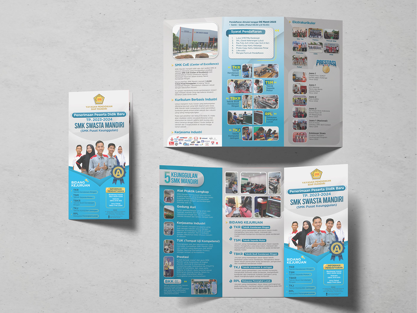brochure flyer Advertising  visual identity Graphic Designer school Education