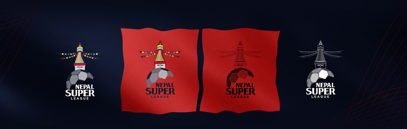 anfa logo Football logo league logo nepal Nepal Logo Nepal super league nsl logo sandeep sandeeptiwaristudio tournament logo