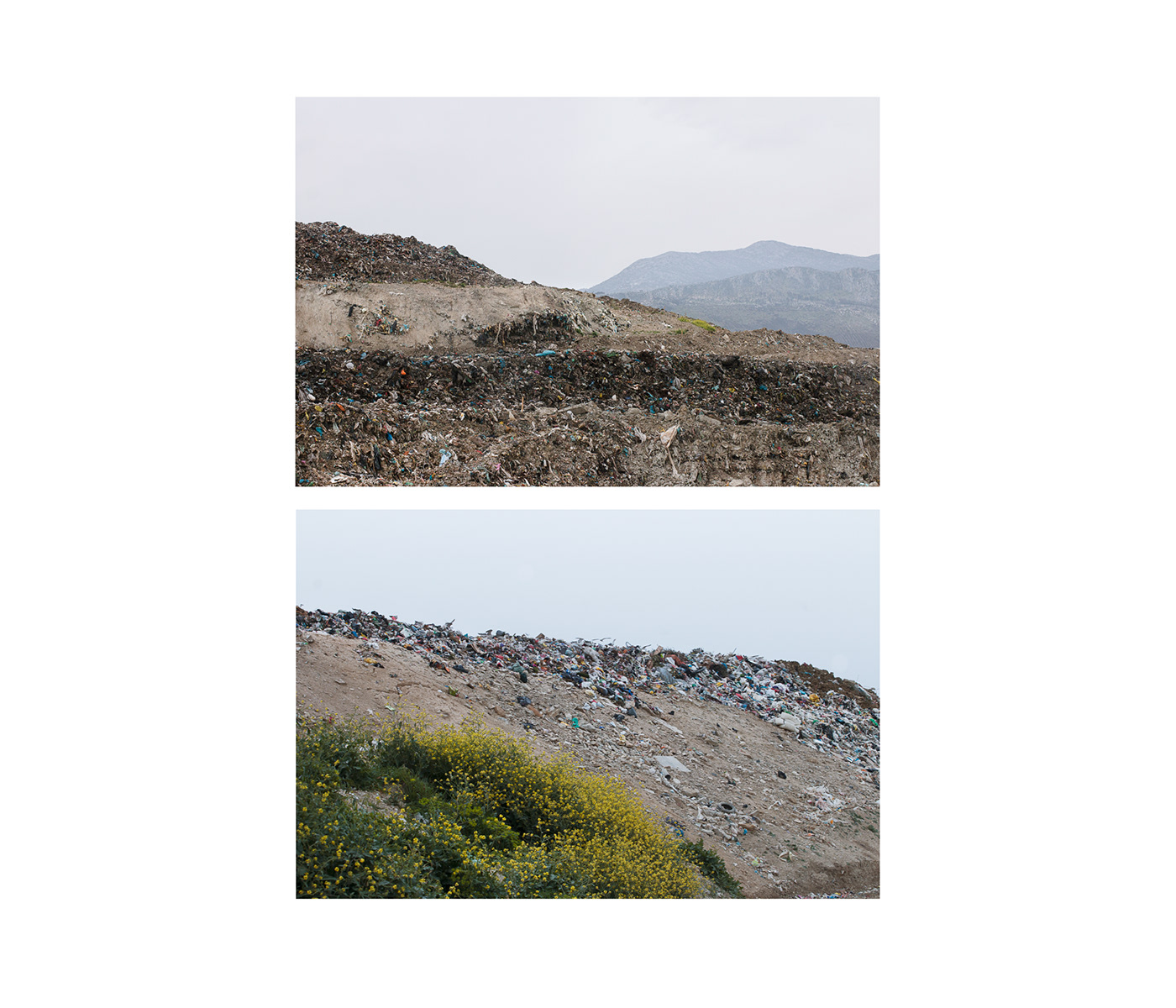 waste trash landfill Croatia sea seagulls Nature dalmatia