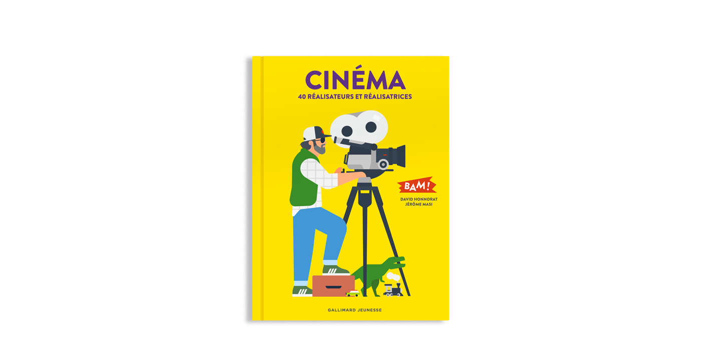 Cinema ILLUSTRATION  Character design  digital illustration edition kids book spike lee steven spielberg movie flat design