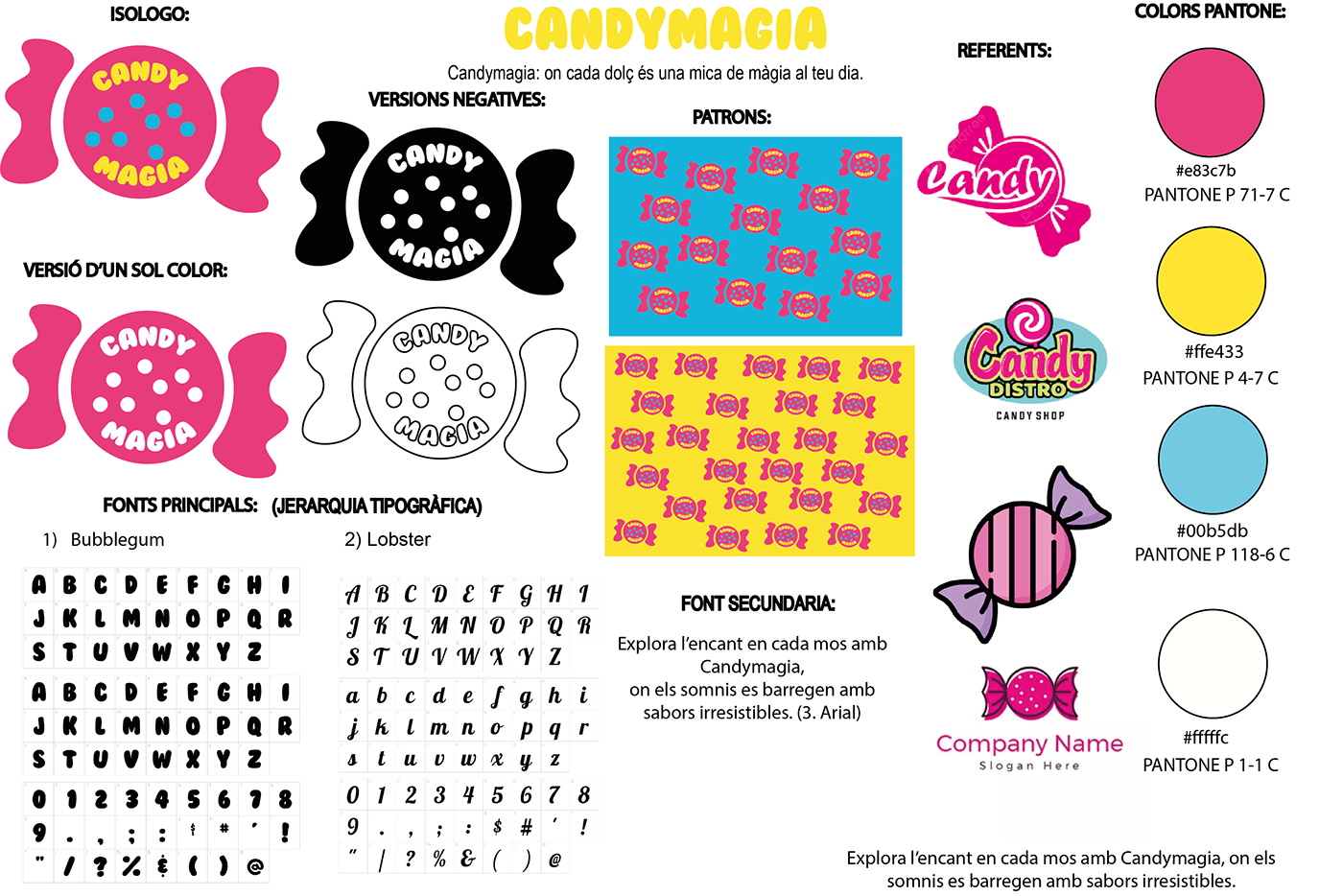 moodboard caramelos graphicdesign diseñografico proyectos design publicidad Illustrator brandidentity candys