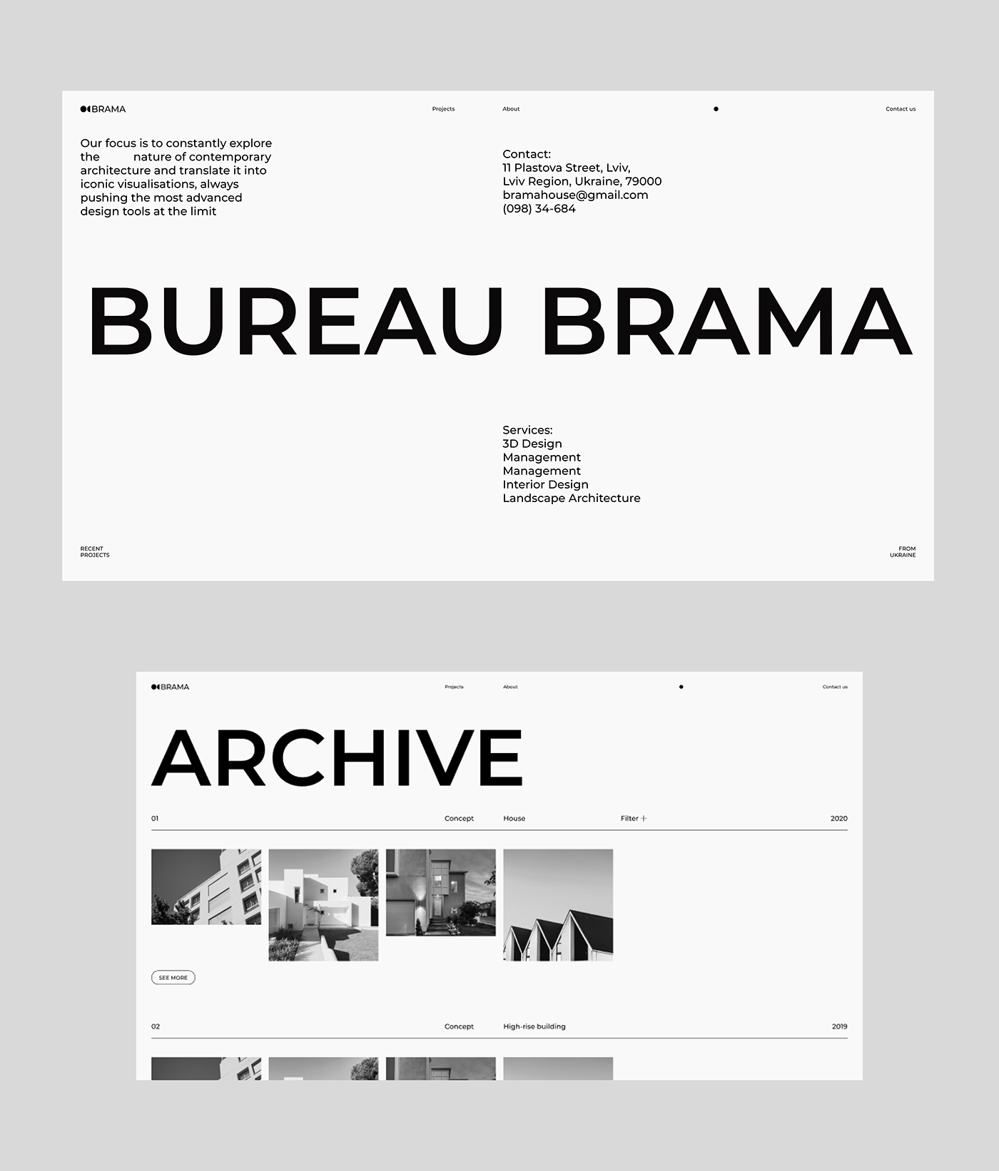architecture art branding  design logo Photography  portfolio typography   visualization Website
