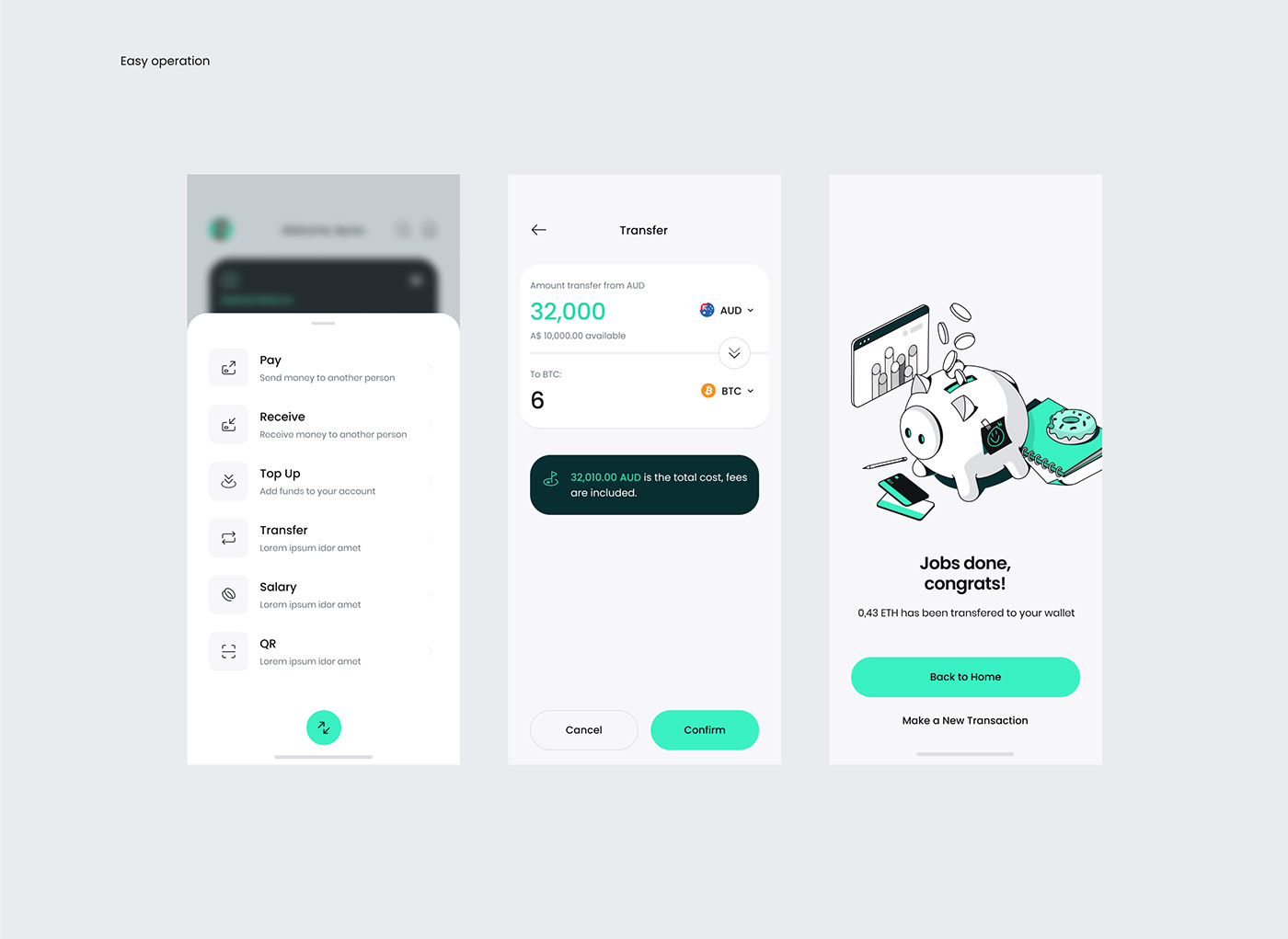 app finance Fintech ILLUSTRATION  mobile UI ux vietnam