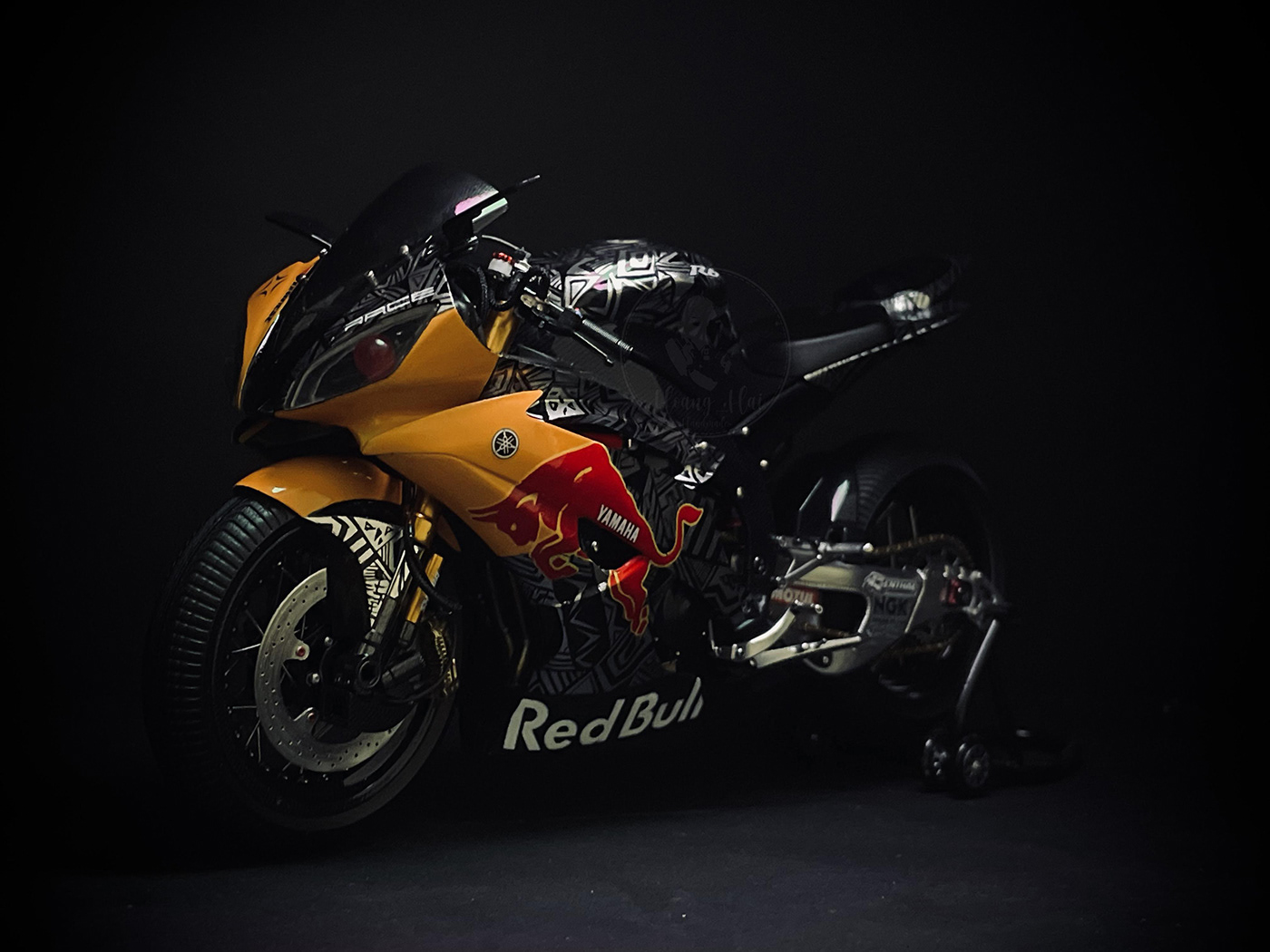 3D motorcycle 3D Printer scale model yamaha R6 sport bike Yamaha YZF R6