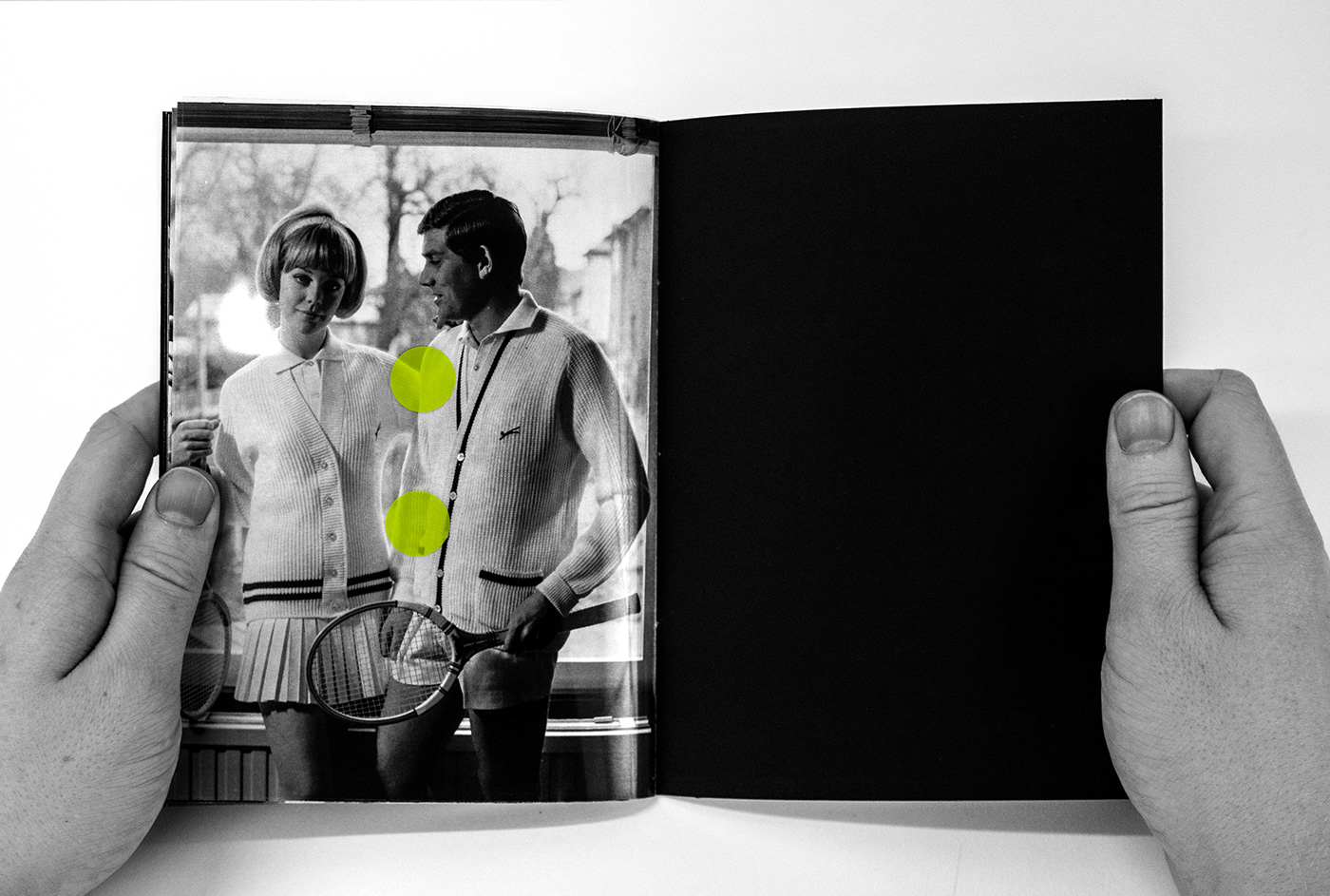 publication graphic design  tennis deuce editorial acetate stock colour lime studio
