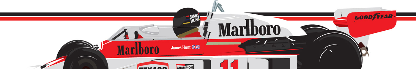 James Hunt in McLaren