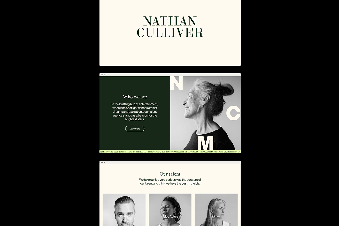 agency creative agency agency brand identity feminine branding luxury branding black and white portrait branding  custom typography modern brand identity