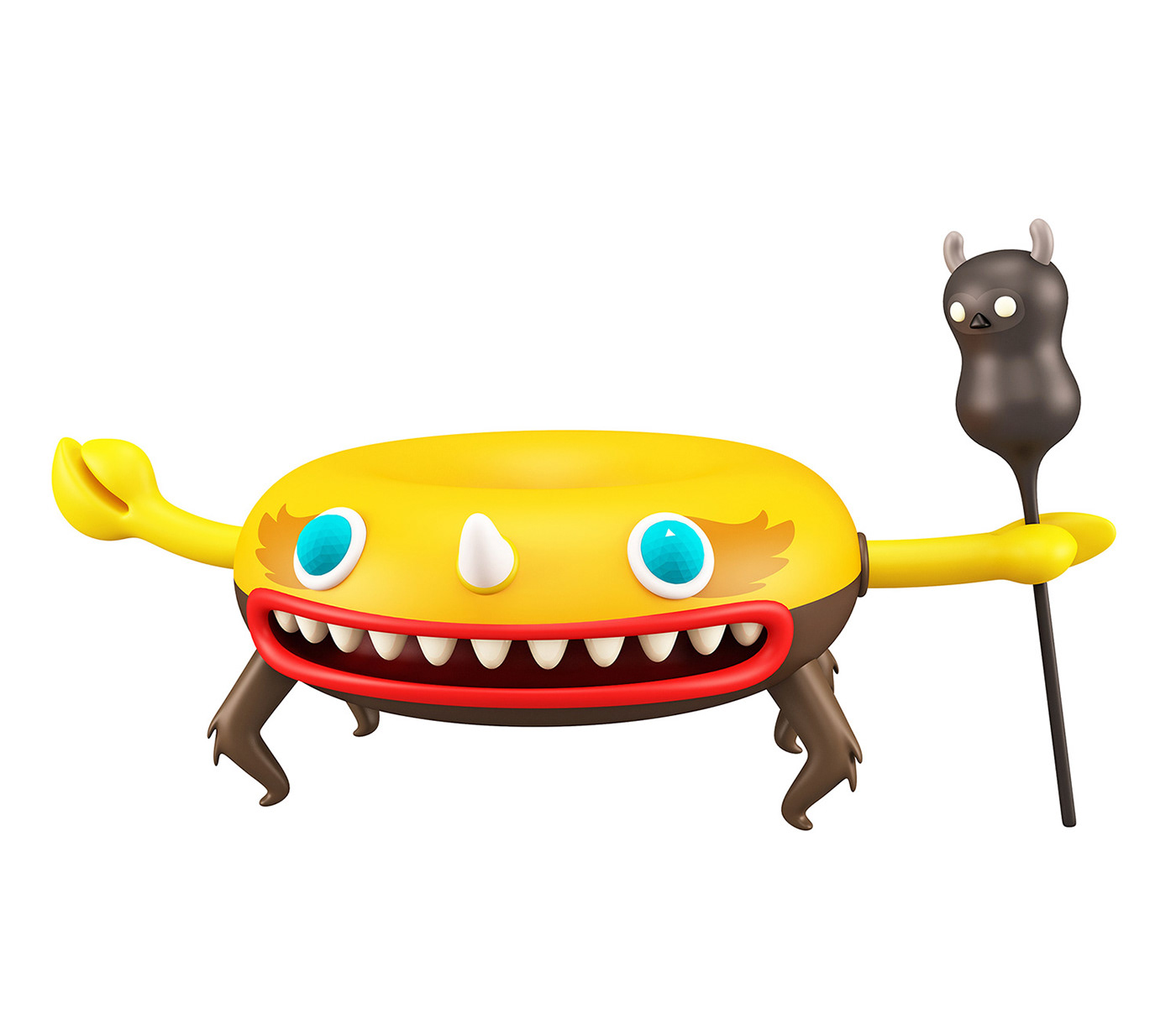 characters totems toys 3D