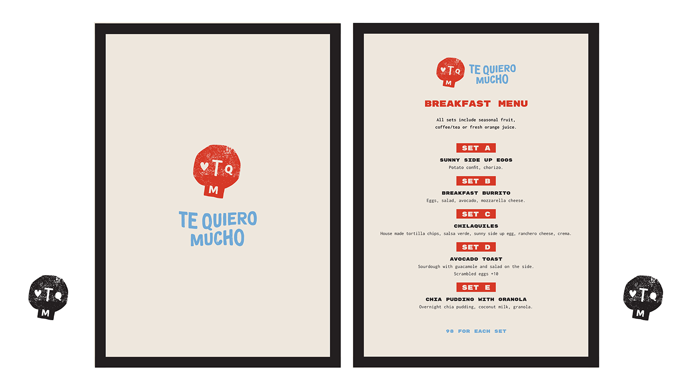 food and beverage brand identity menu design Restaurant Branding Food  visual identity print design  Layout