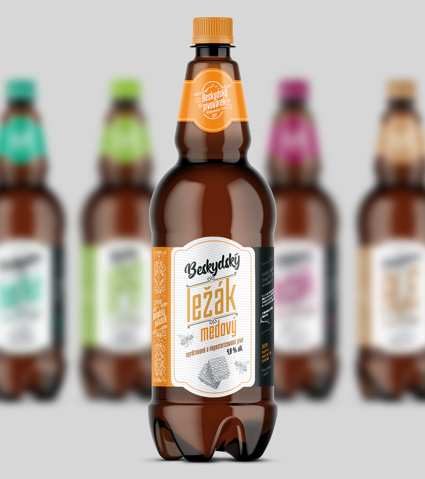beer brewery hop bottle beskids etiquette Label brewing