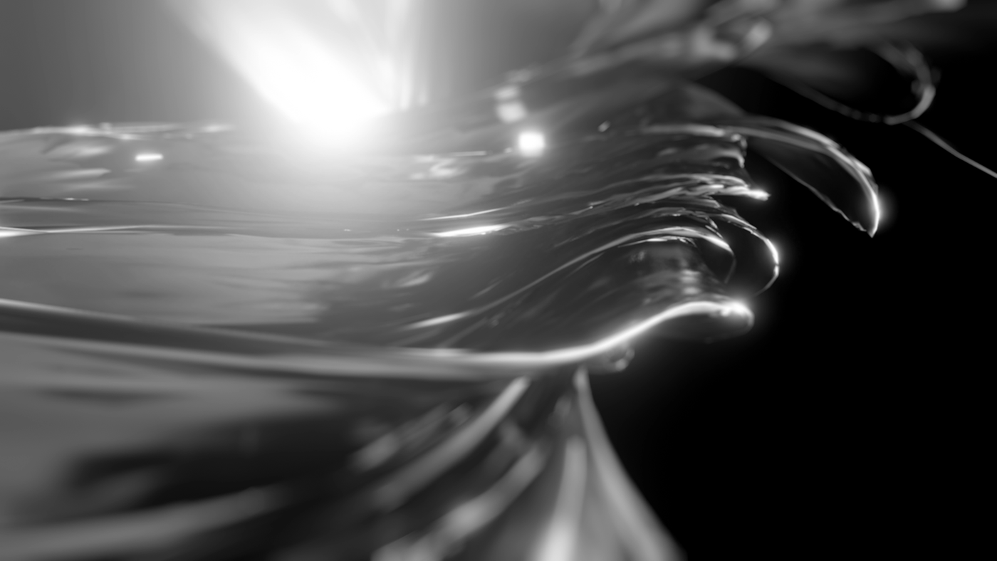 3D black and white chrome dark digitalart electronicmusic Single techno visualiser visualization