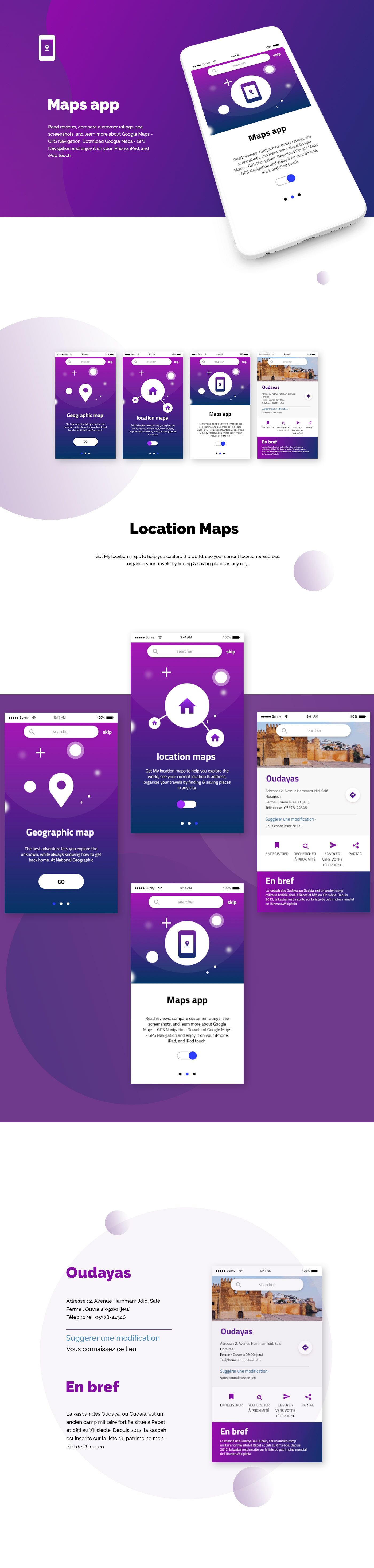application mobile maps Mobile app UI/UX Interface Website Maroc sign up design Conception