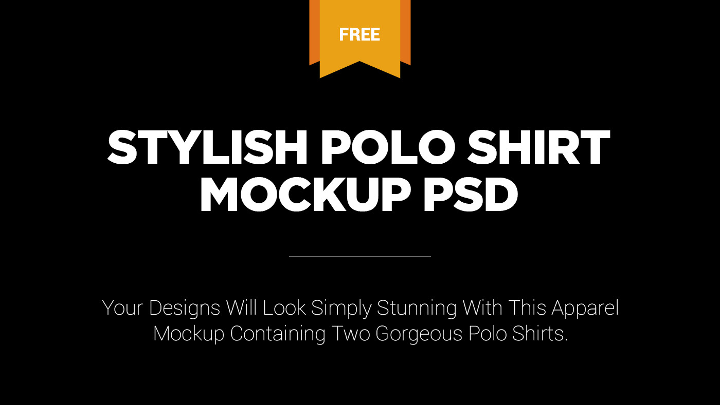 free freebie Mockup psd photoshop polo shirt t-shirt collar apparel