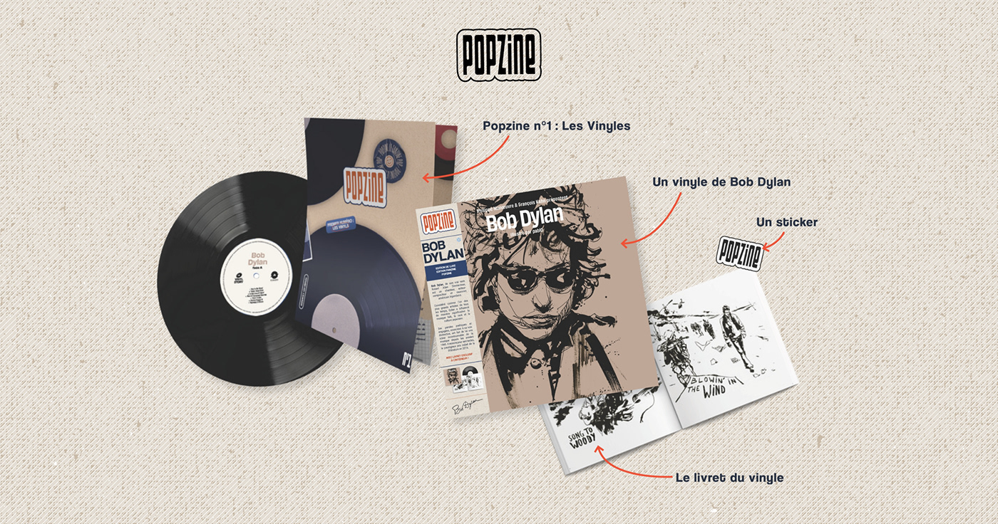 fanzine concept design vinyl graphisme print communication visuelle Logotype mise en page graphisme DA PopCulture