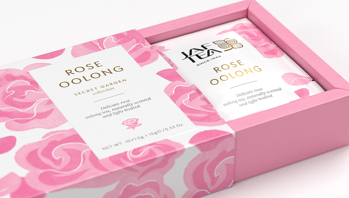 branding  Flowers ILLUSTRATION  package design  Packaging pattern Premium Tea tea Tea Packaging watercolor