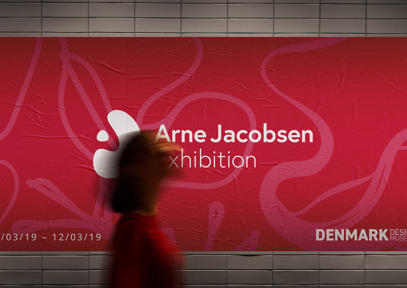 arne jacobsen Graphci design 3D blender brand identity art direction 