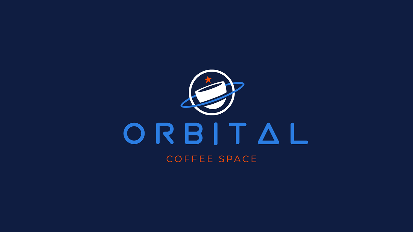 brand cafe Coffee cup identidad logo marca panama Space  universe