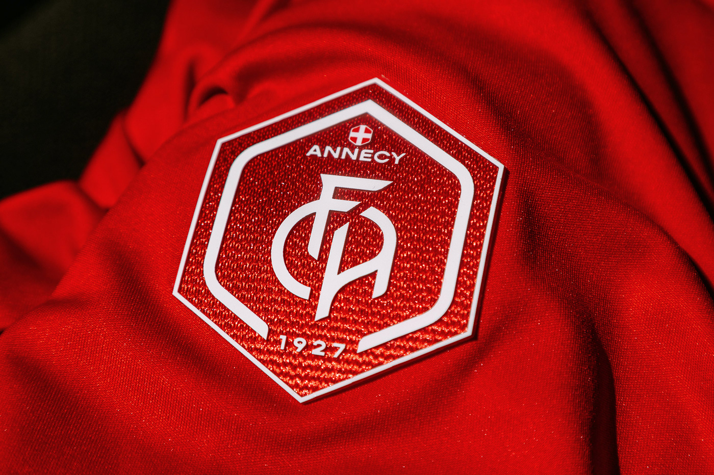 3D annecy branding  football football identity identity logo lyon soccer typography  